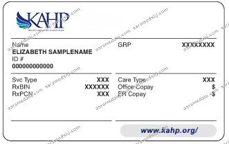 Kentucky health insurance card